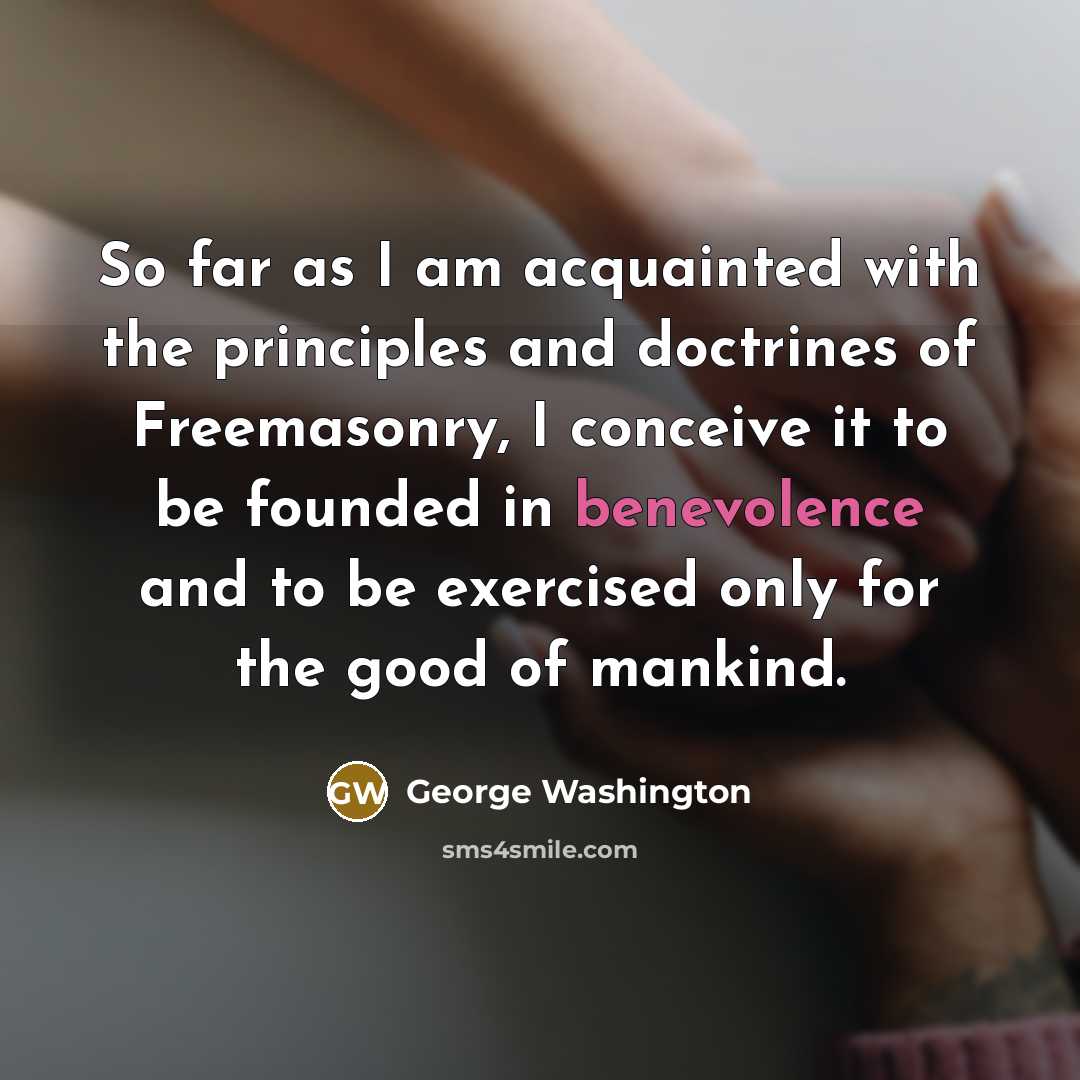 “So far as I am acquainted with the principles and…” quote by George Washington