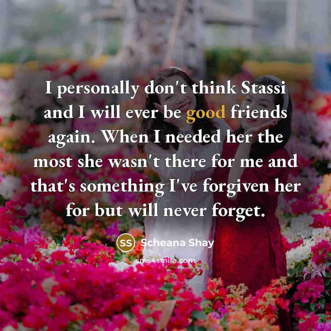 “I personally don't think Stassi and I will ever be…” quote by Scheana Shay