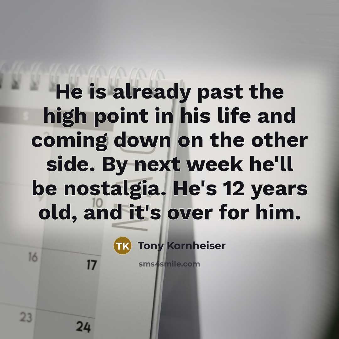 “He is already past the high point in his life…” quote by Tony Kornheiser