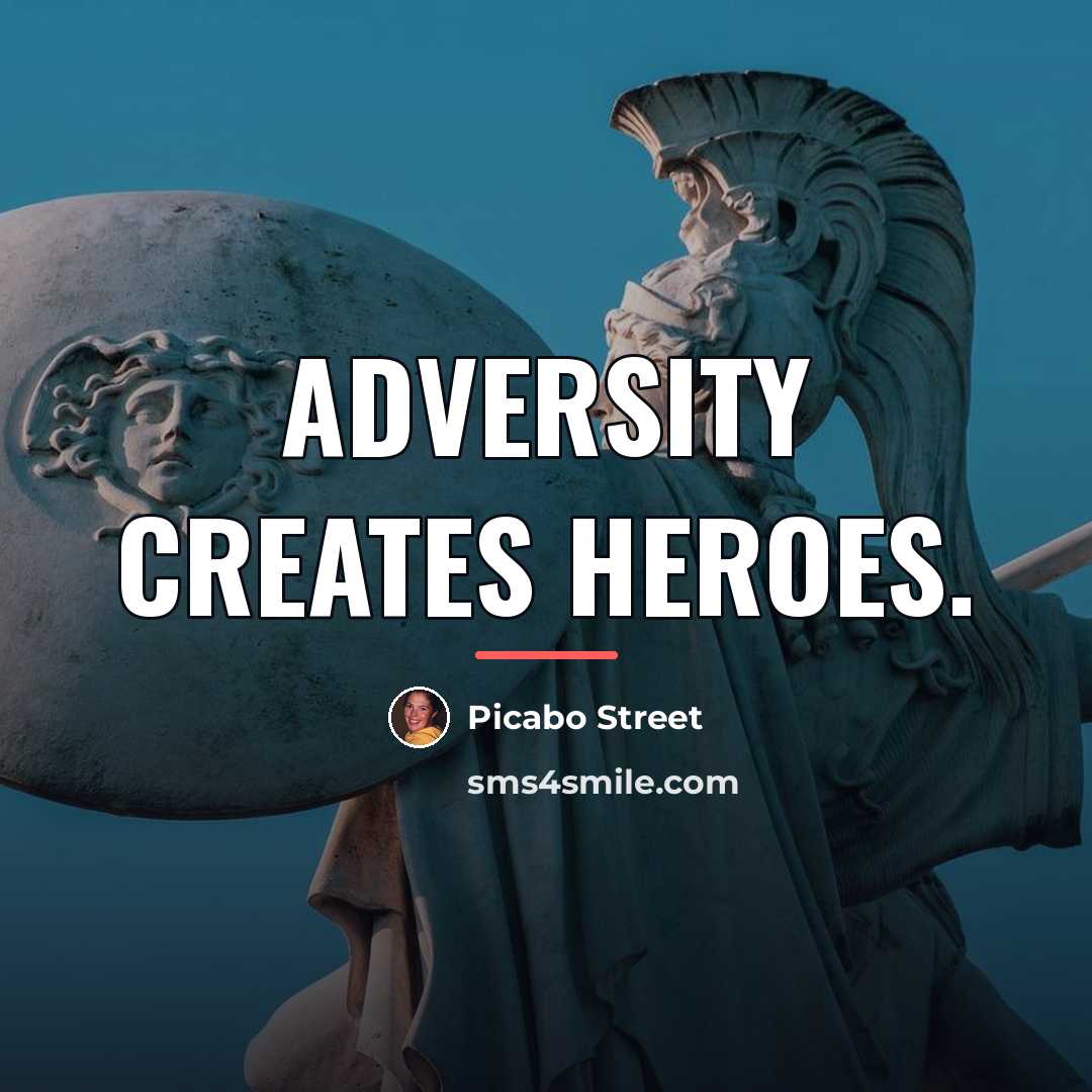 “Adversity creates heroes.…” quote by Picabo Street