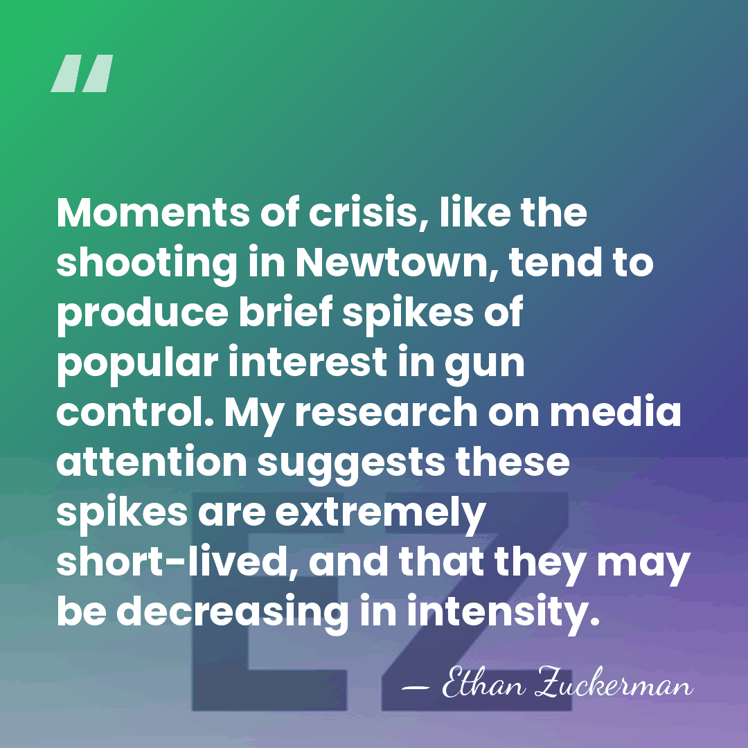 Moments of crisis, like the shooting in Newtown, tend to produce brief&hellip; - Ethan Zuckerman