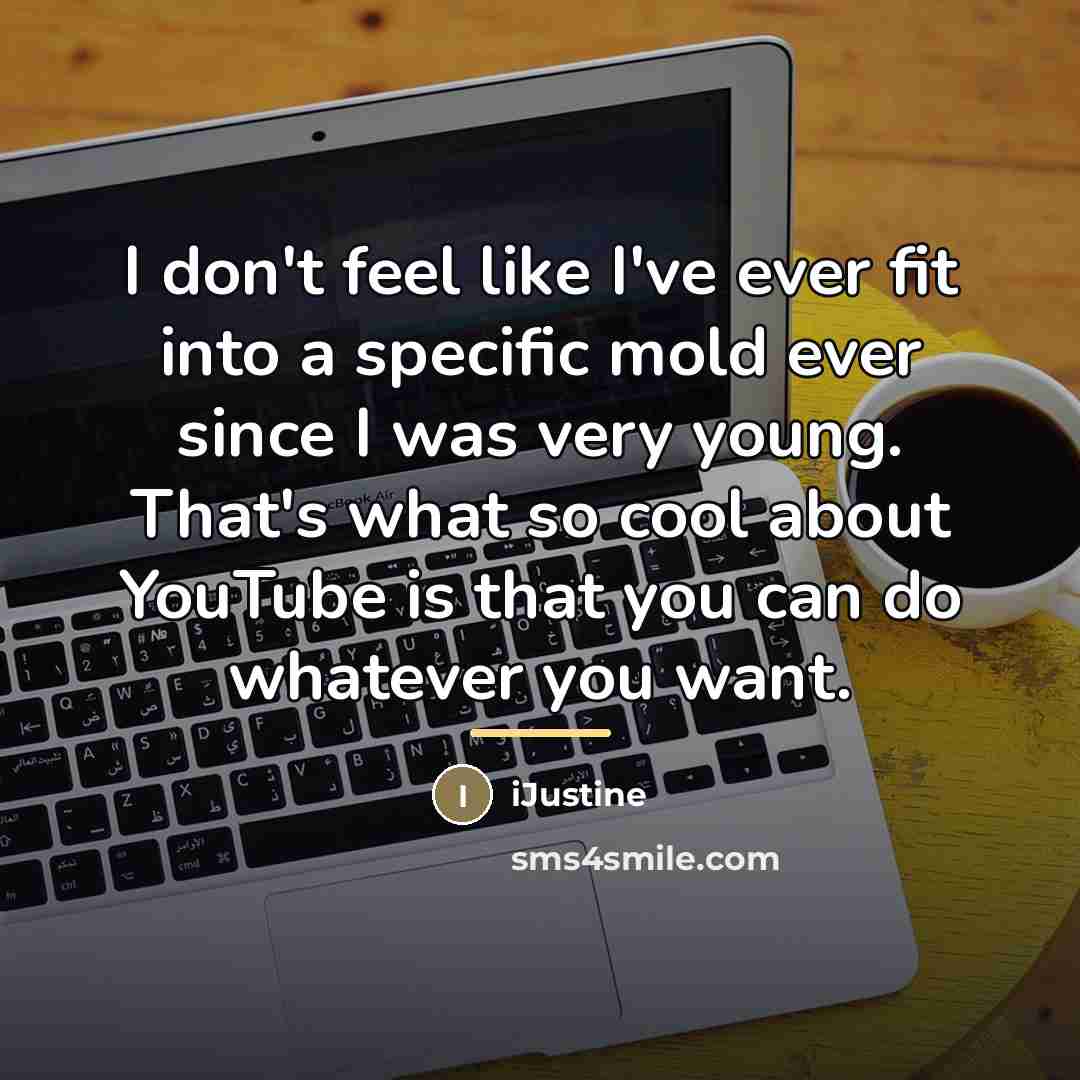 “I don't feel like I've ever fit into a specific…” quote by iJustine