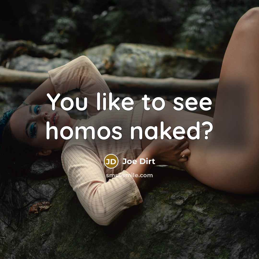 “You like to see homos naked?…” quote by Joe Dirt