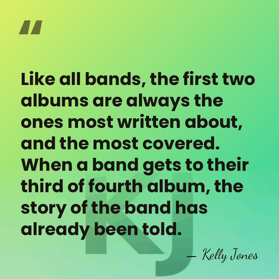 Like all bands, the first two albums are always the ones most&hellip; - Kelly Jones
