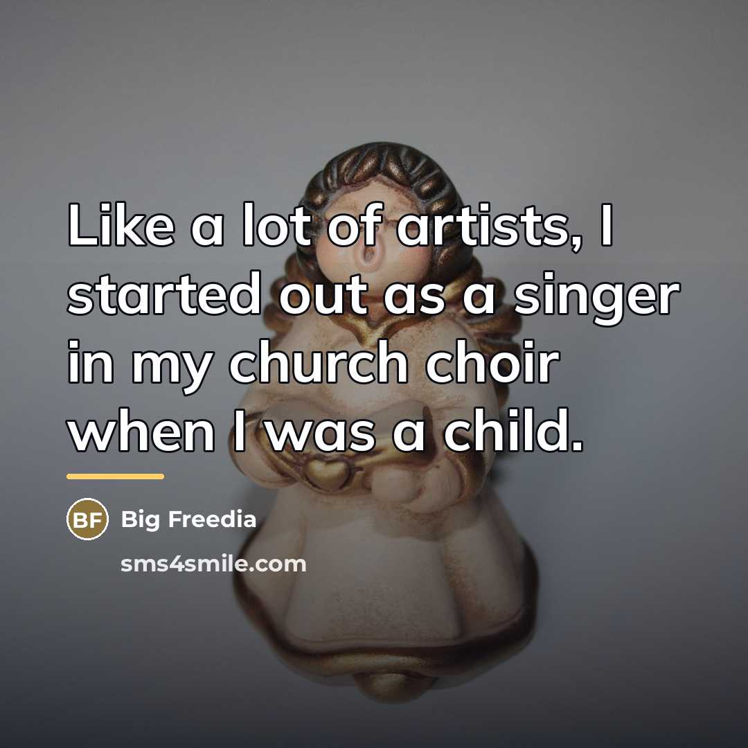 “Like a lot of artists, I started out as a…” quote by Big Freedia