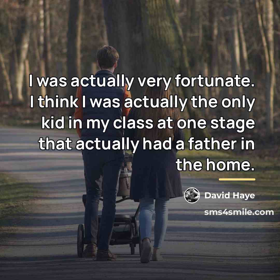 “I was actually very fortunate. I think I was actually…” quote by David Haye