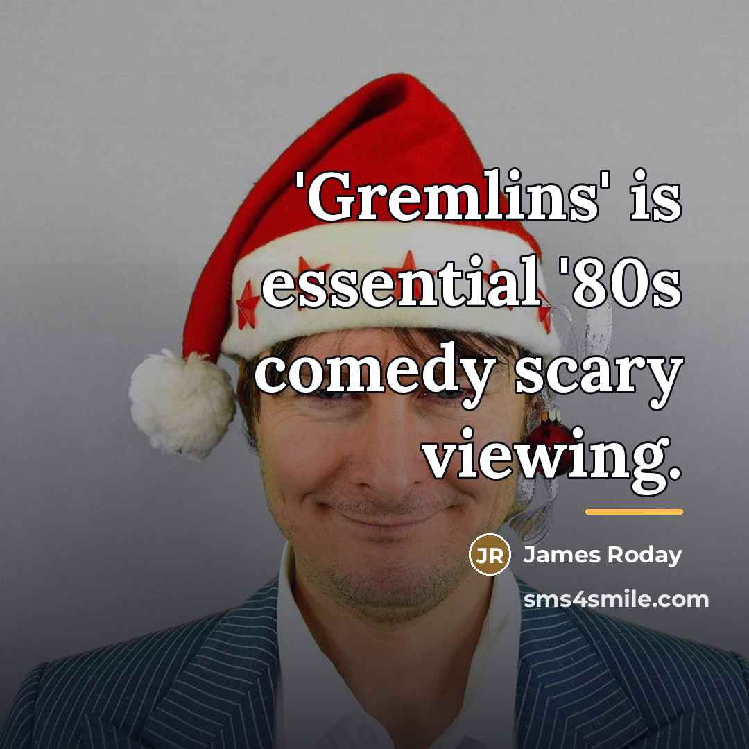 “'Gremlins' is essential '80s comedy scary viewing.…” quote by James Roday