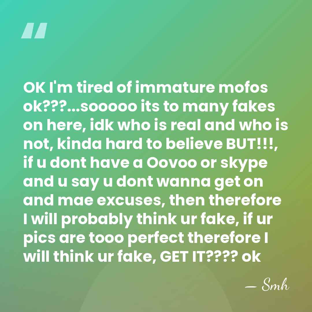 OK I'm tired of immature mofos ok???...sooooo its to many fakes on&hellip; - Smh