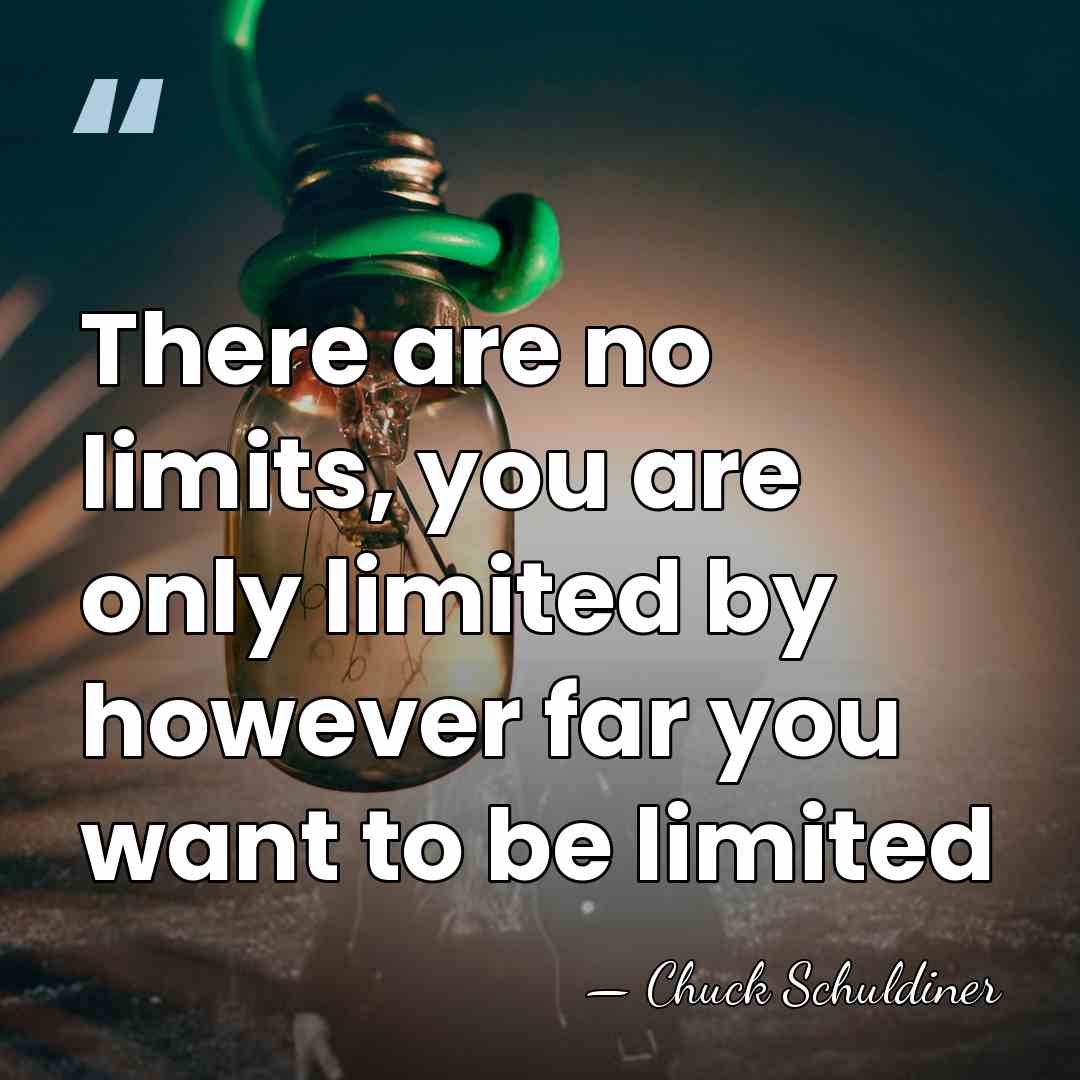 There are no limits, you are only limited by however far you&hellip; - Chuck Schuldiner