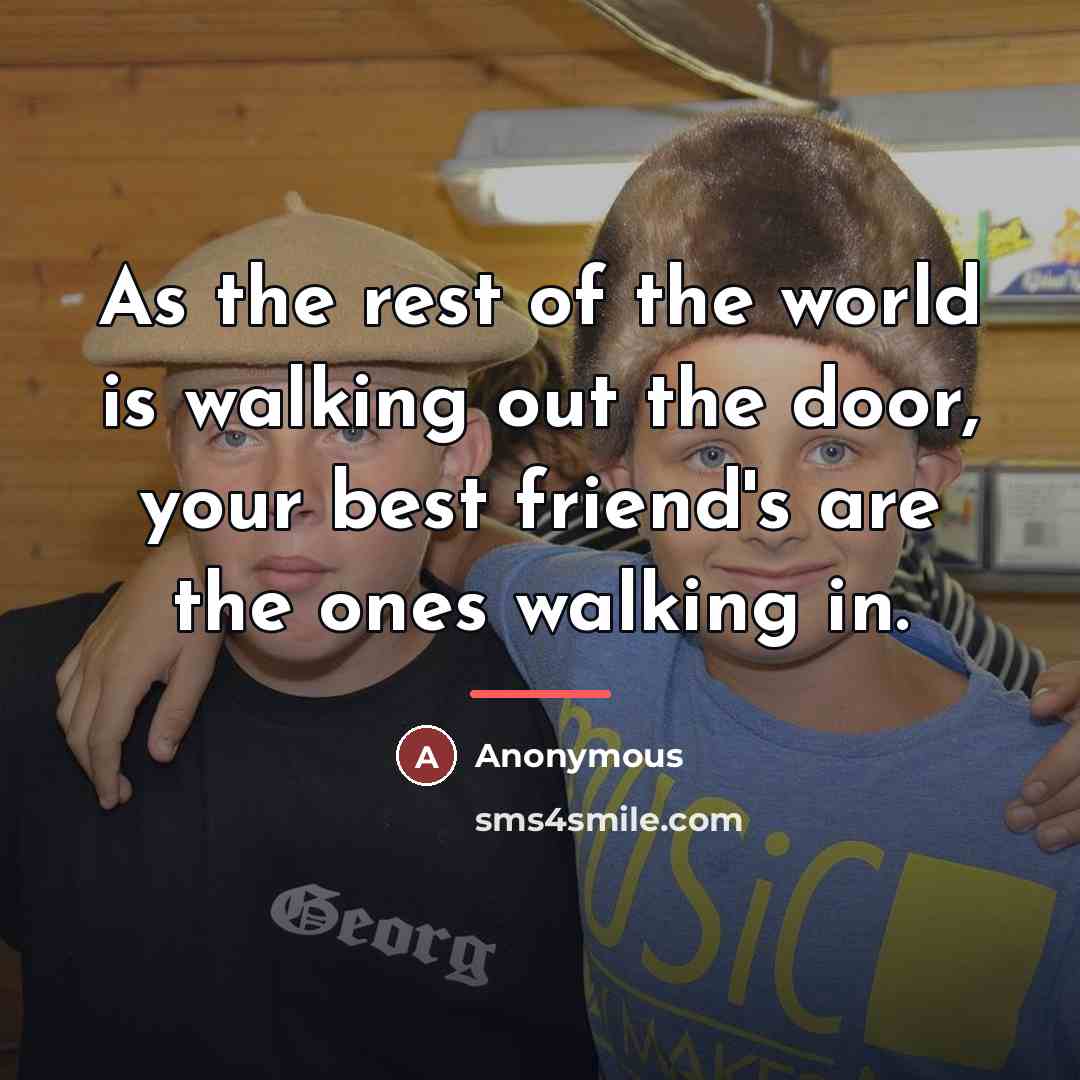 “As the rest of the world is walking out the…” quote by Anonymous