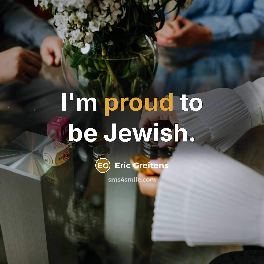 “I'm proud to be Jewish.” quote by Eric Greitens