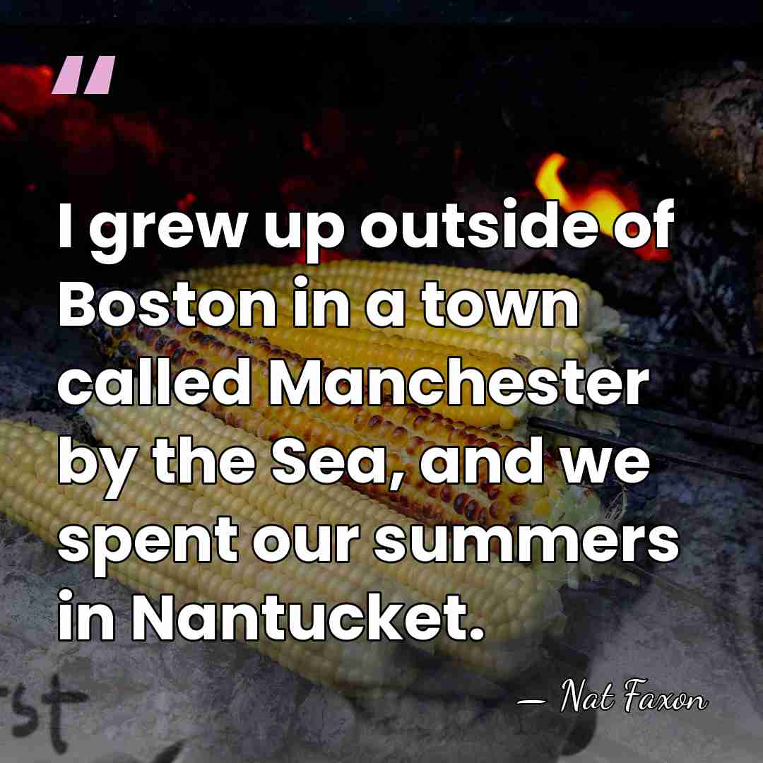 I grew up outside of Boston in a town called Manchester by&hellip; - Nat Faxon