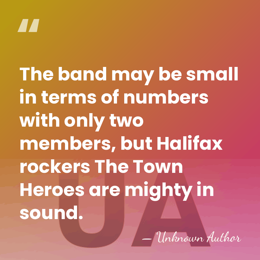 The band may be small in terms of numbers with only two&hellip; - Ken Kelly