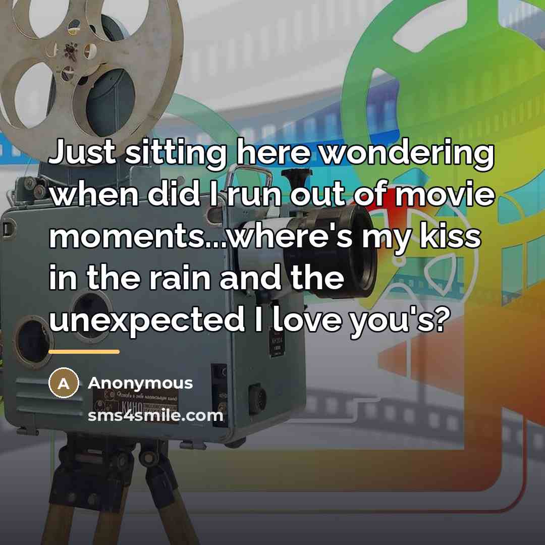 “Just sitting here wondering when did I run out of…” quote by Anonymous