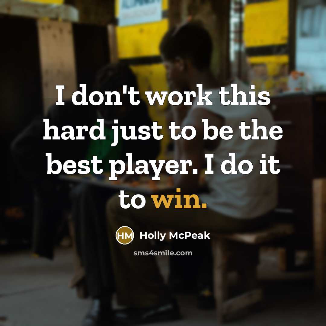 “I don't work this hard just to be the best…” quote by Holly McPeak
