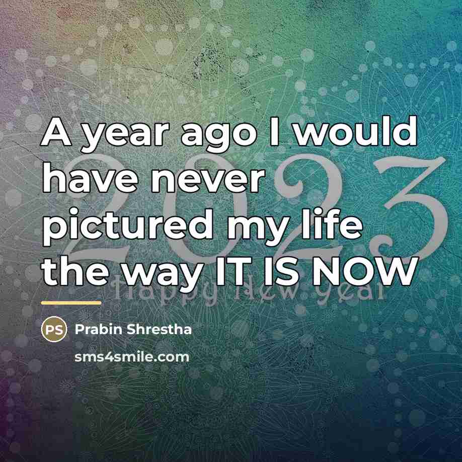 “A year ago I would have never pictured my life…” quote by Prabin Shrestha