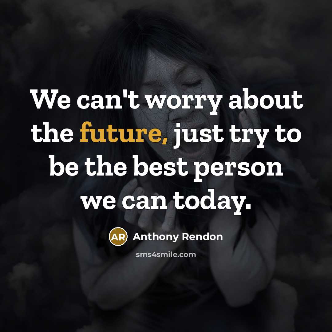 “We can't worry about the future, just try to be…” quote by Anthony Rendon