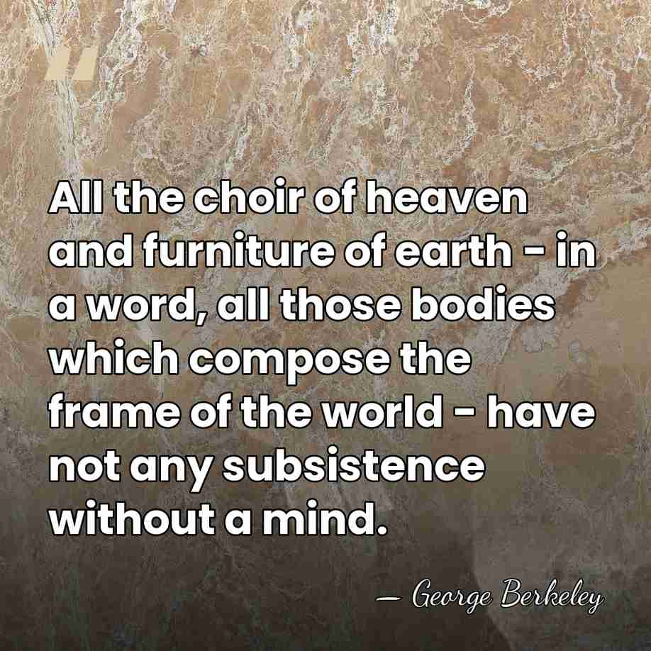 All the choir of heaven and furniture of earth - in a&hellip; - George Berkeley