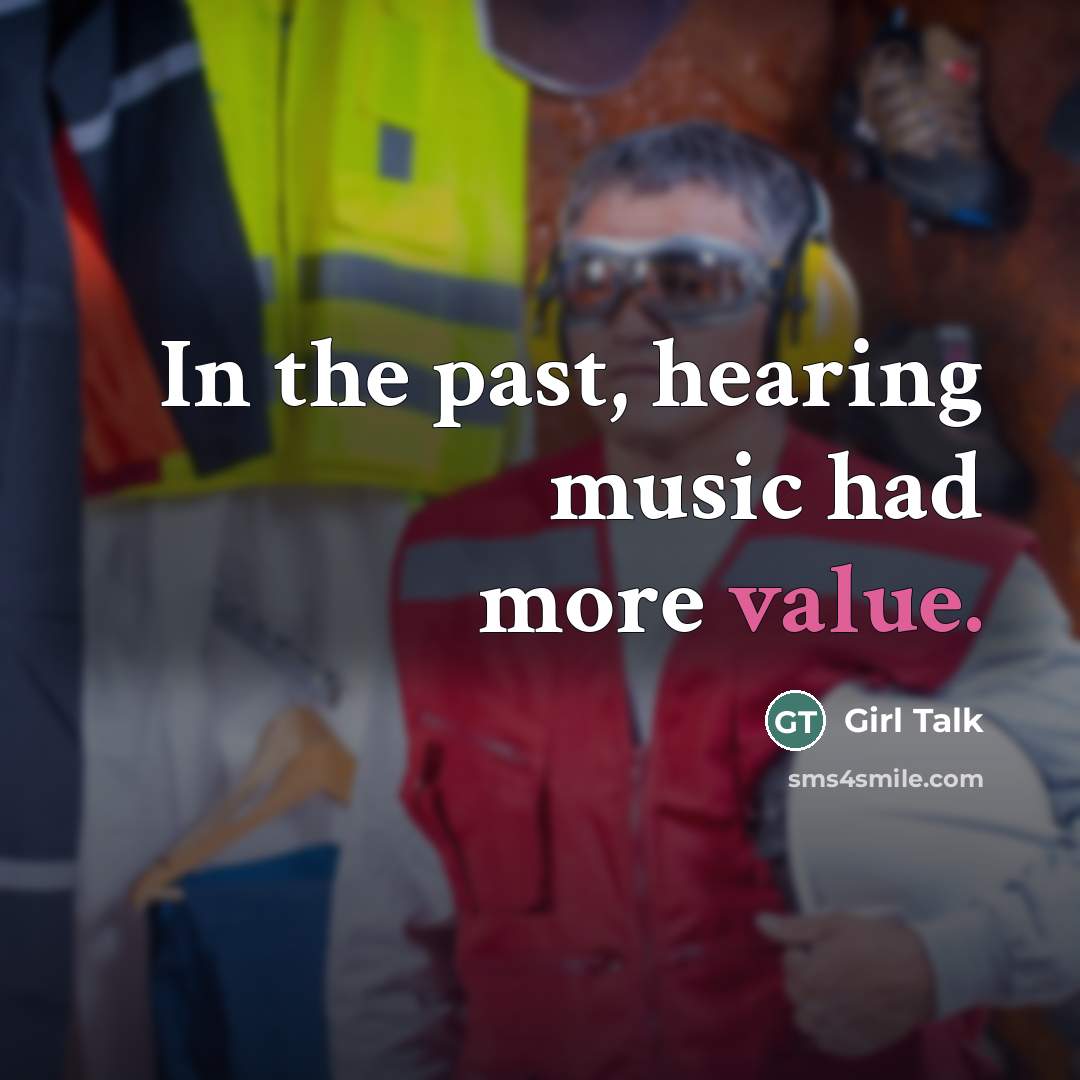 “In the past, hearing music had more value.…” quote by Girl Talk
