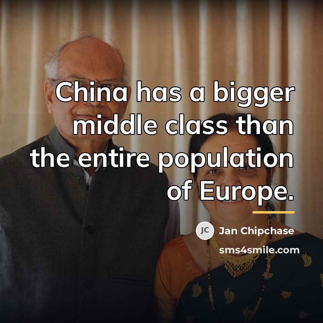 “China has a bigger middle class than the entire population…” quote by Jan Chipchase