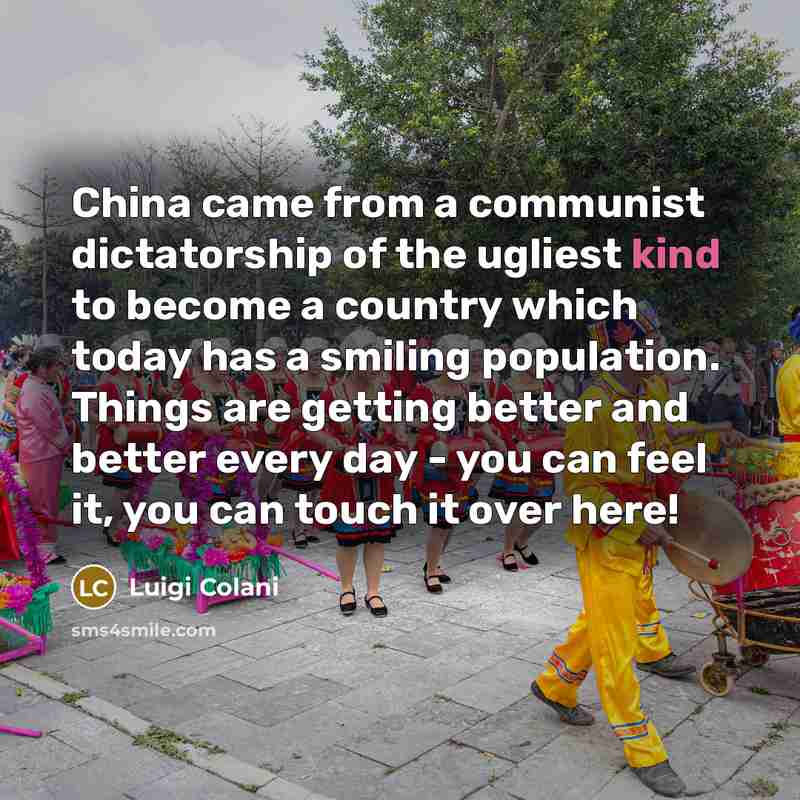 “China came from a communist dictatorship of the ugliest kind…” quote by Luigi Colani