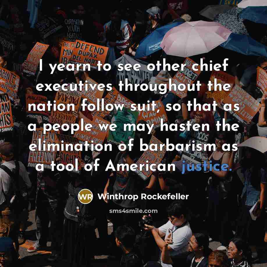 “I yearn to see other chief executives throughout the nation…” quote by Winthrop Rockefeller
