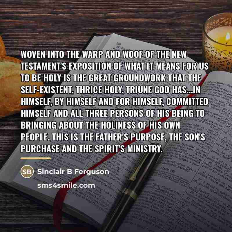 “Woven into the warp and woof of the New Testament's…” quote by Anonymous