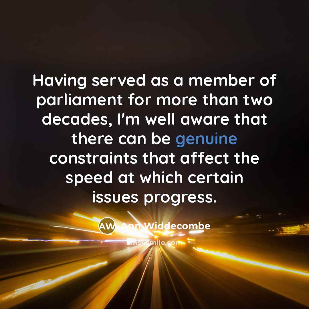 “Having served as a member of parliament for more than…” quote by Ann Widdecombe
