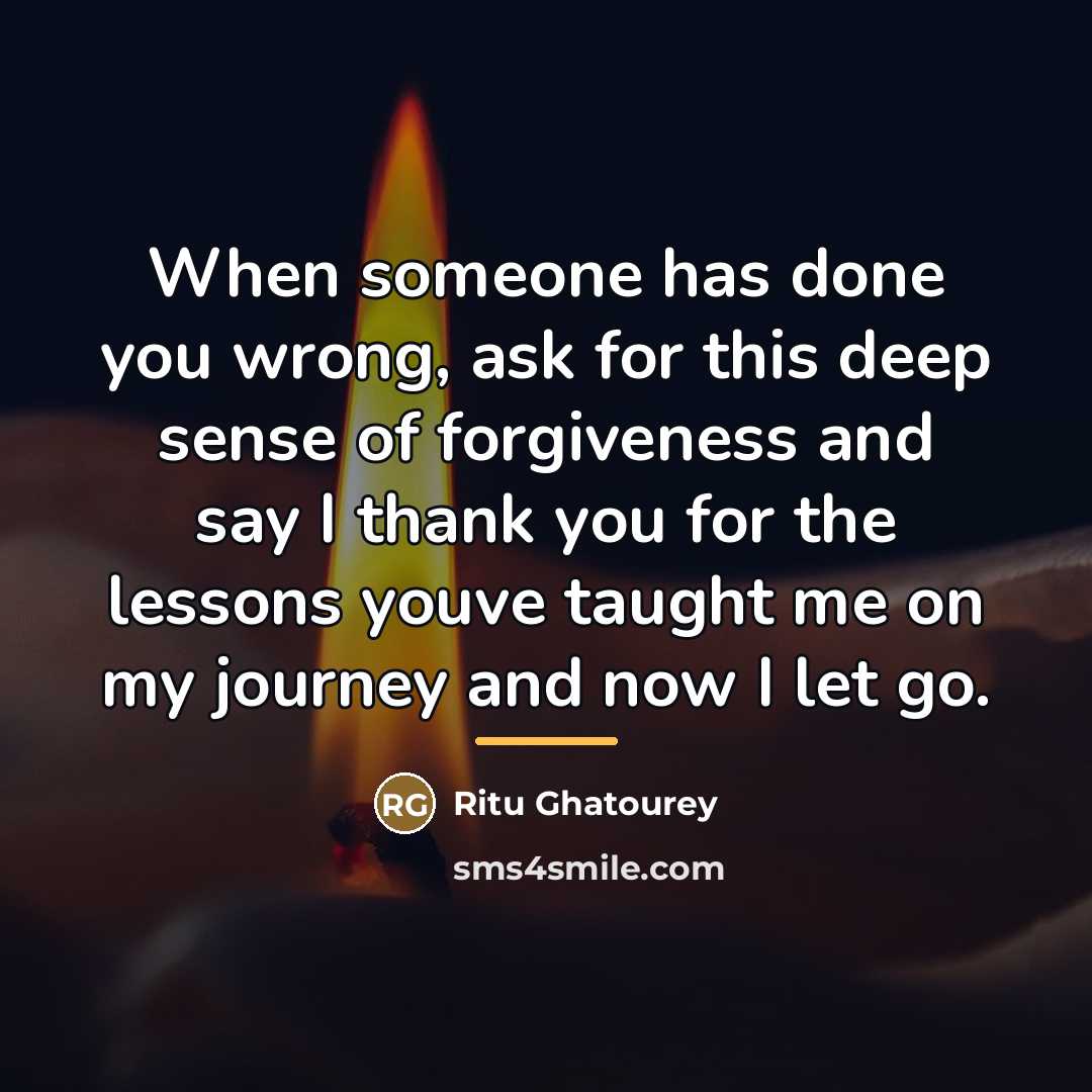 “When someone has done you wrong, ask for this deep…” quote by Ritu Ghatourey