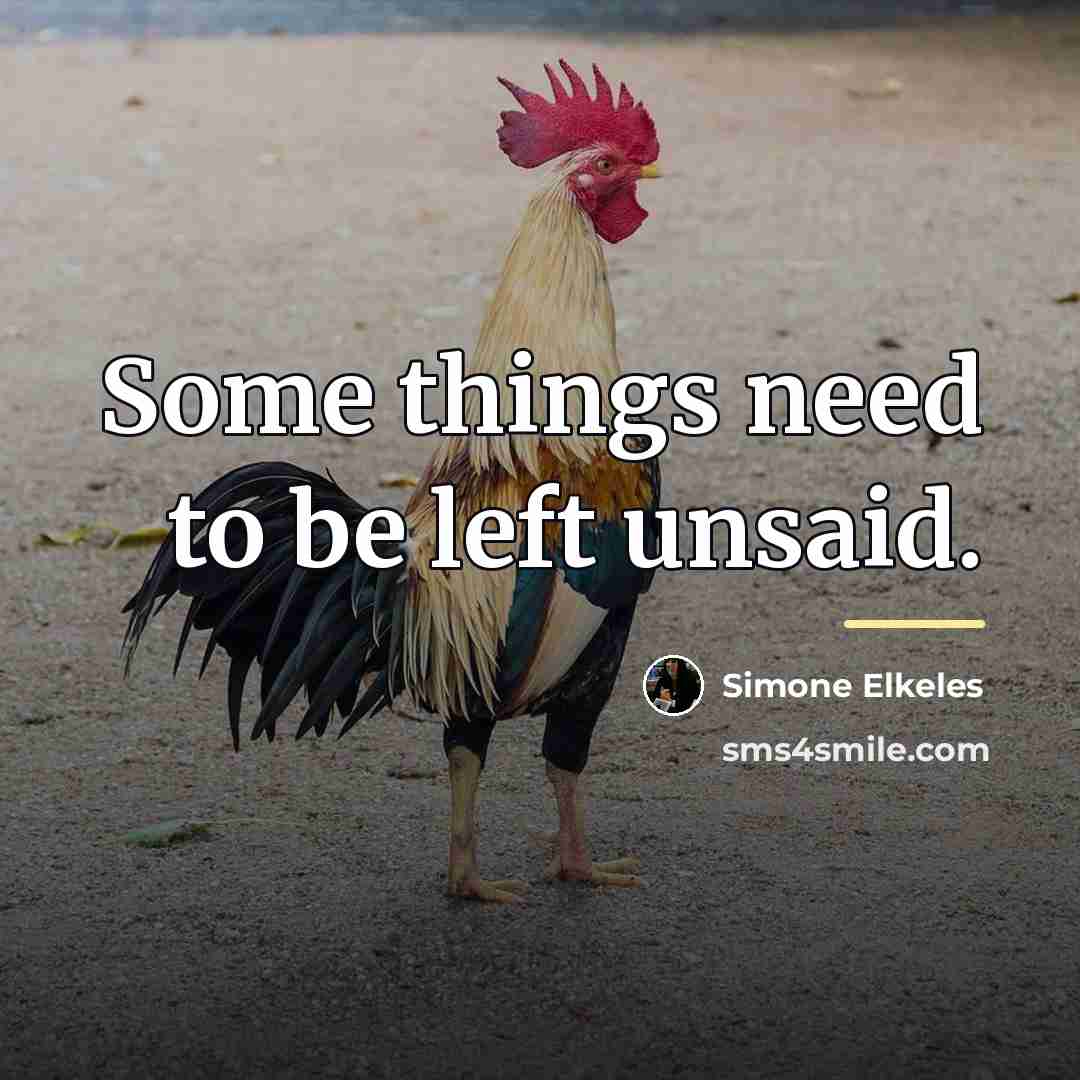 “Some things need to be left unsaid.…” quote by Simone Elkeles