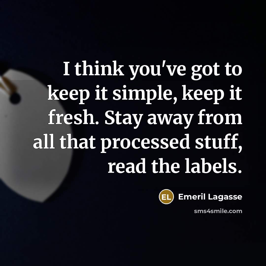 “I think you've got to keep it simple, keep it…” quote by Emeril Lagasse