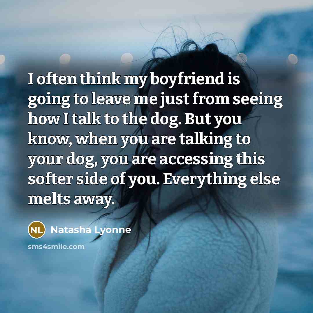 “I often think my boyfriend is going to leave me…” quote by Natasha Lyonne