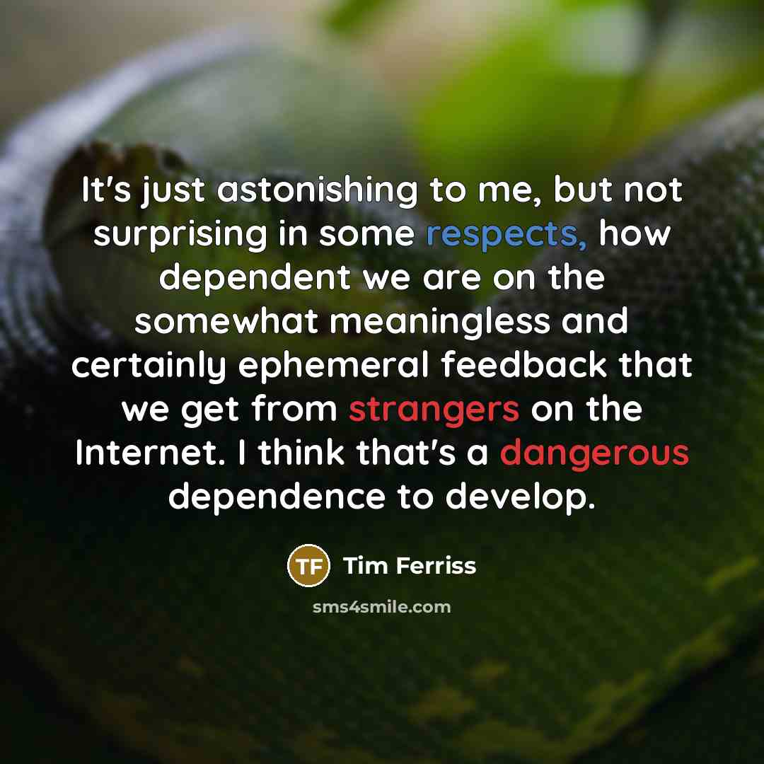 “It's just astonishing to me, but not surprising in some…” quote by Tim Ferriss