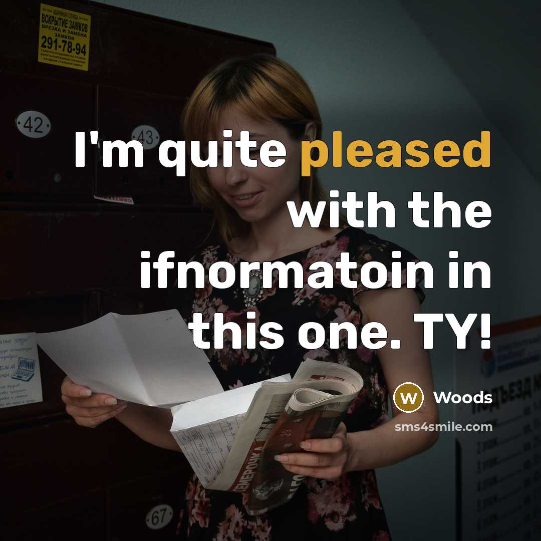 “I'm quite pleased with the ifnormatoin in this one. TY!” quote by Woods