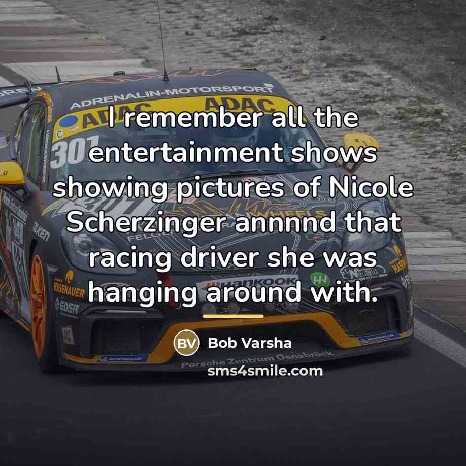 “I remember all the entertainment shows showing pictures of Nicole…” quote by Bob Varsha
