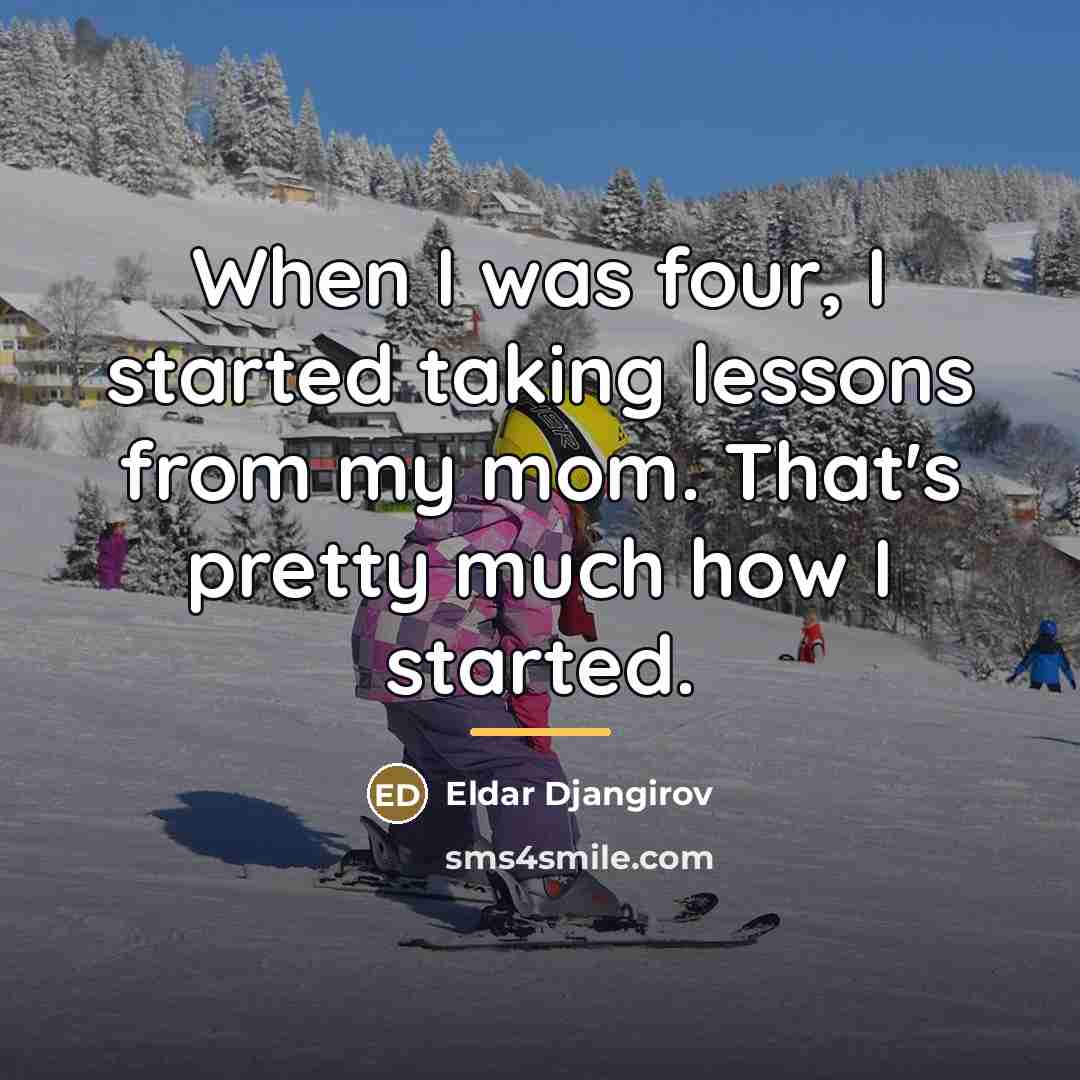 “When I was four, I started taking lessons from my…” quote by Eldar Djangirov