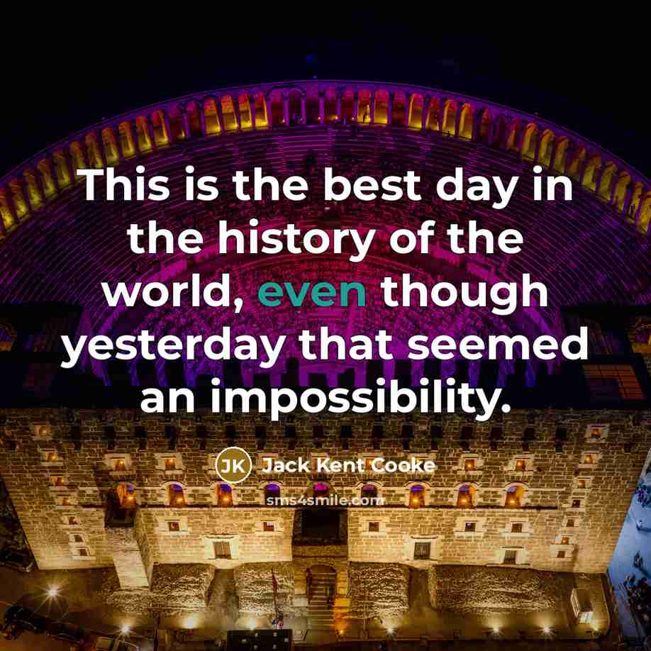 “This is the best day in the history of the…” quote by Jack Kent Cooke