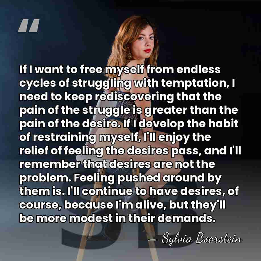 If I want to free myself from endless cycles of struggling with&hellip; - Sylvia Boorstein