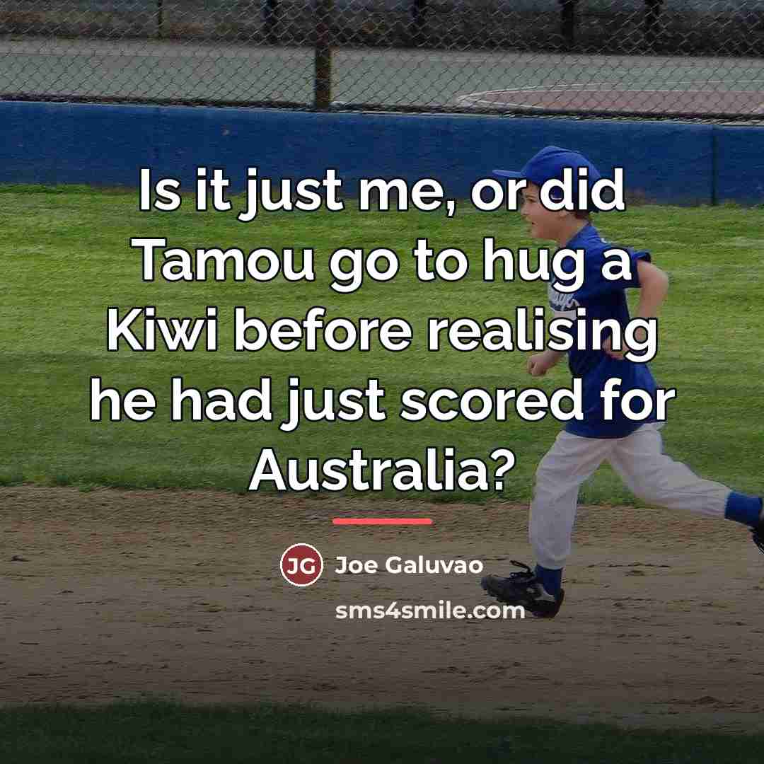 “Is it just me, or did Tamou go to hug…” quote by Joe Galuvao