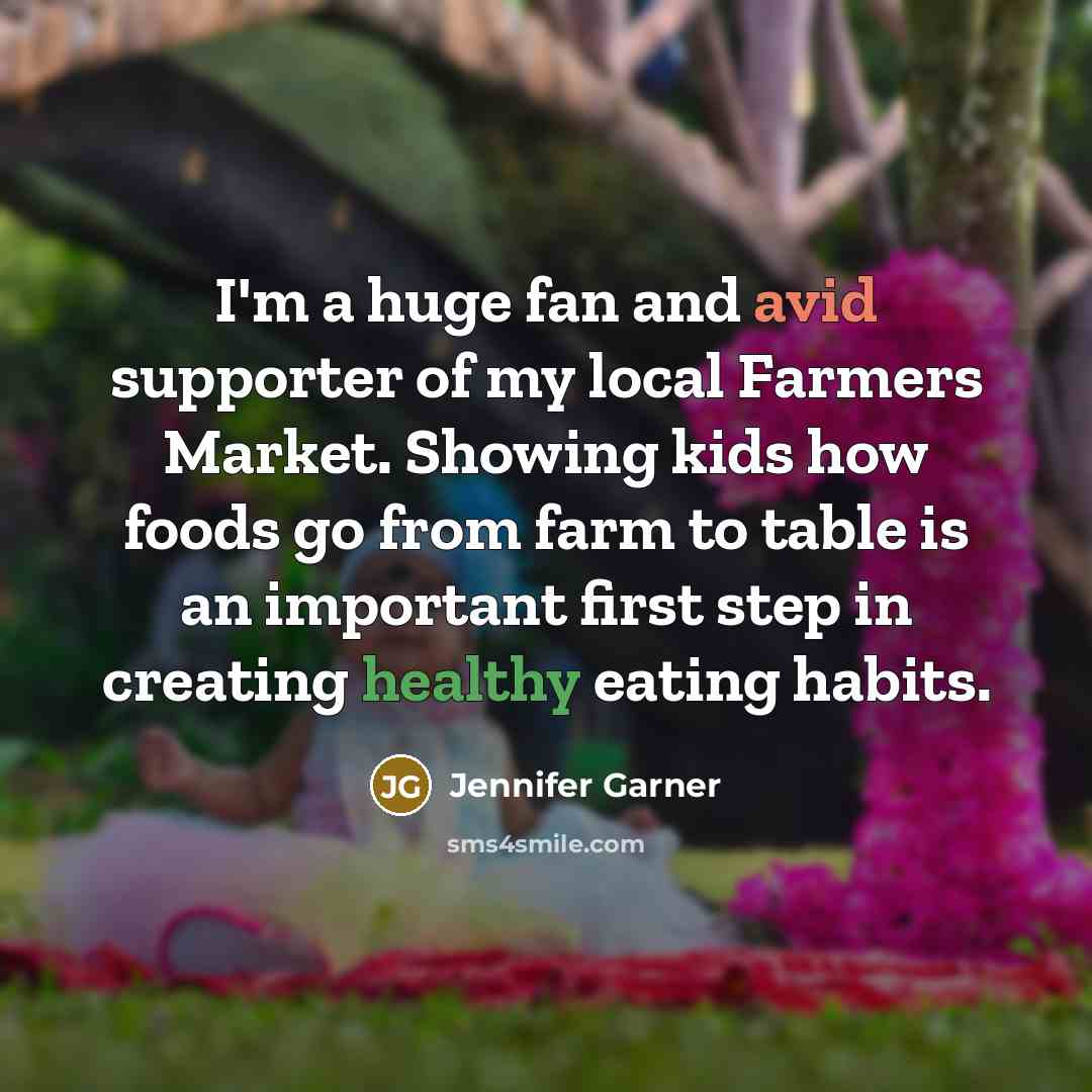 “I'm a huge fan and avid supporter of my local…” quote by Jennifer Garner