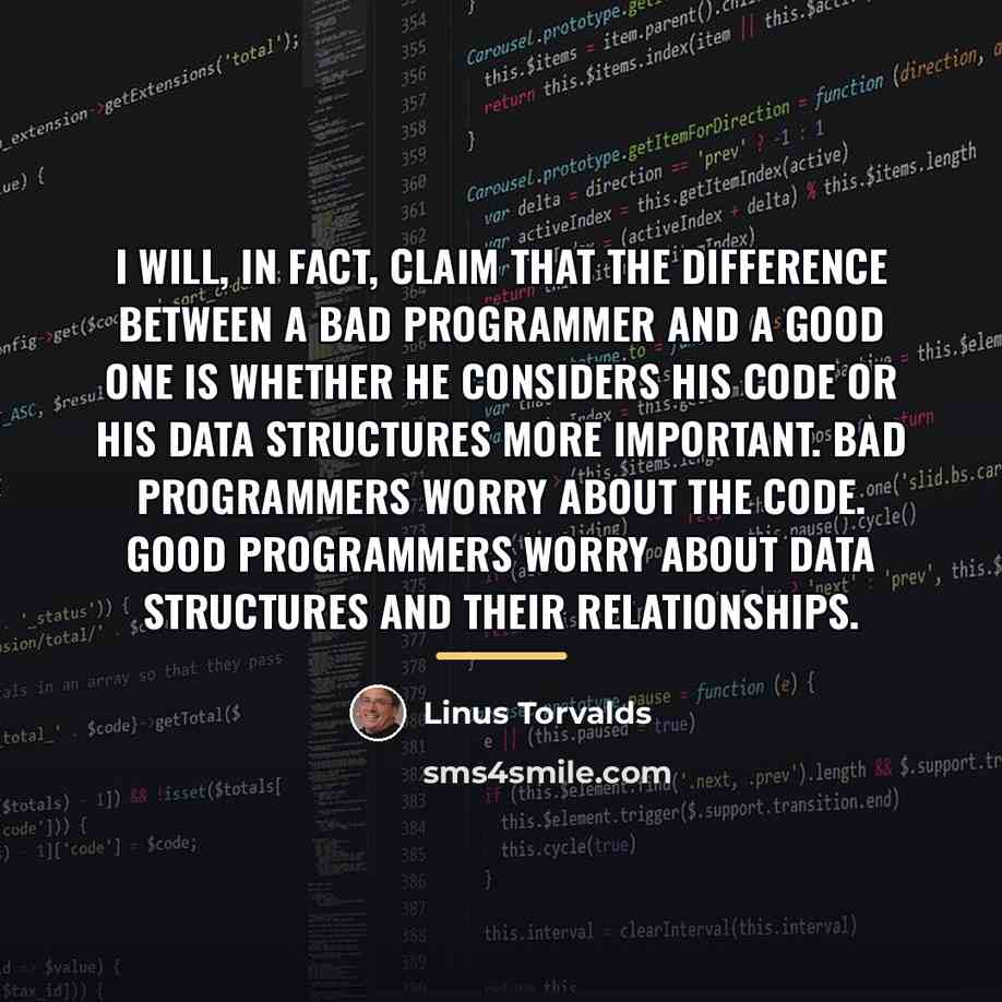 “I will, in fact, claim that the difference between a…” quote by Linus Torvalds
