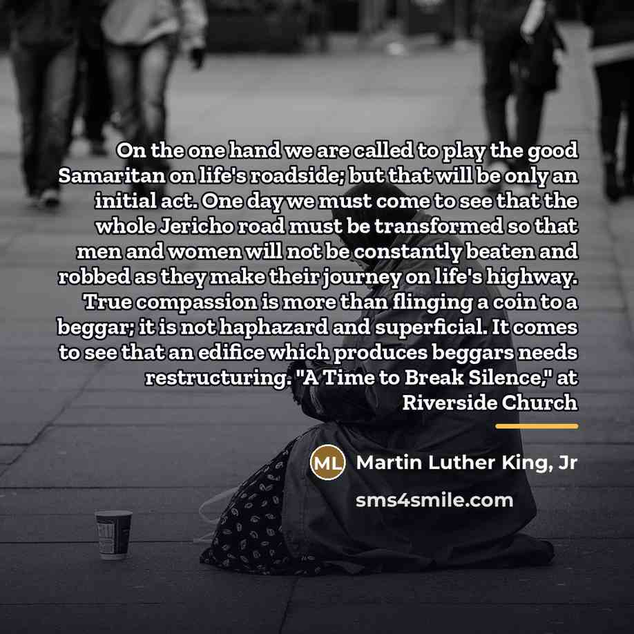 “On the one hand we are called to play the…” quote by Martin Luther King, Jr
