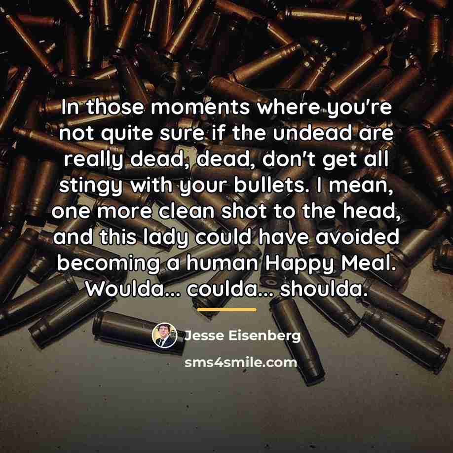 “In those moments where you're not quite sure if the…” quote by Jesse Eisenberg