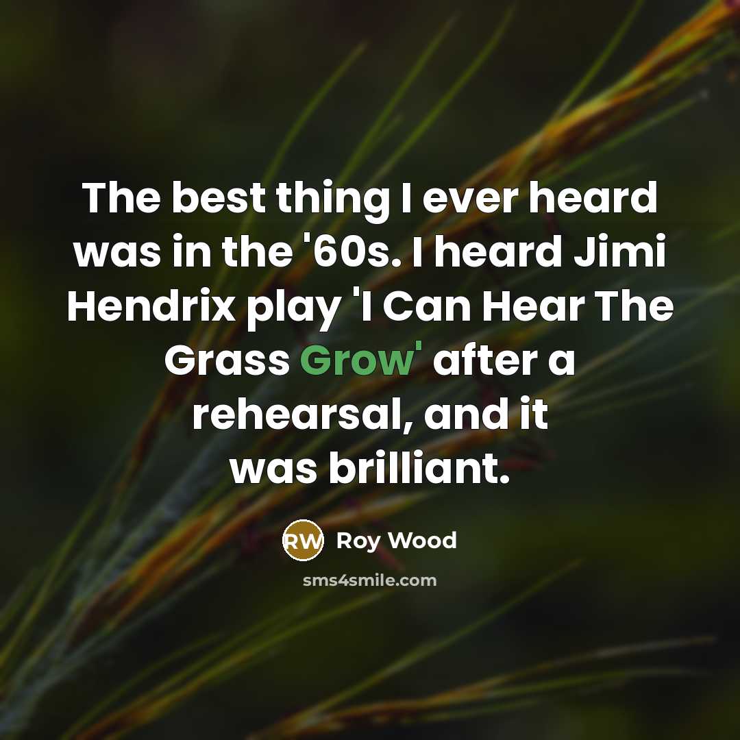 “The best thing I ever heard was in the '60s.…” quote by Roy Wood
