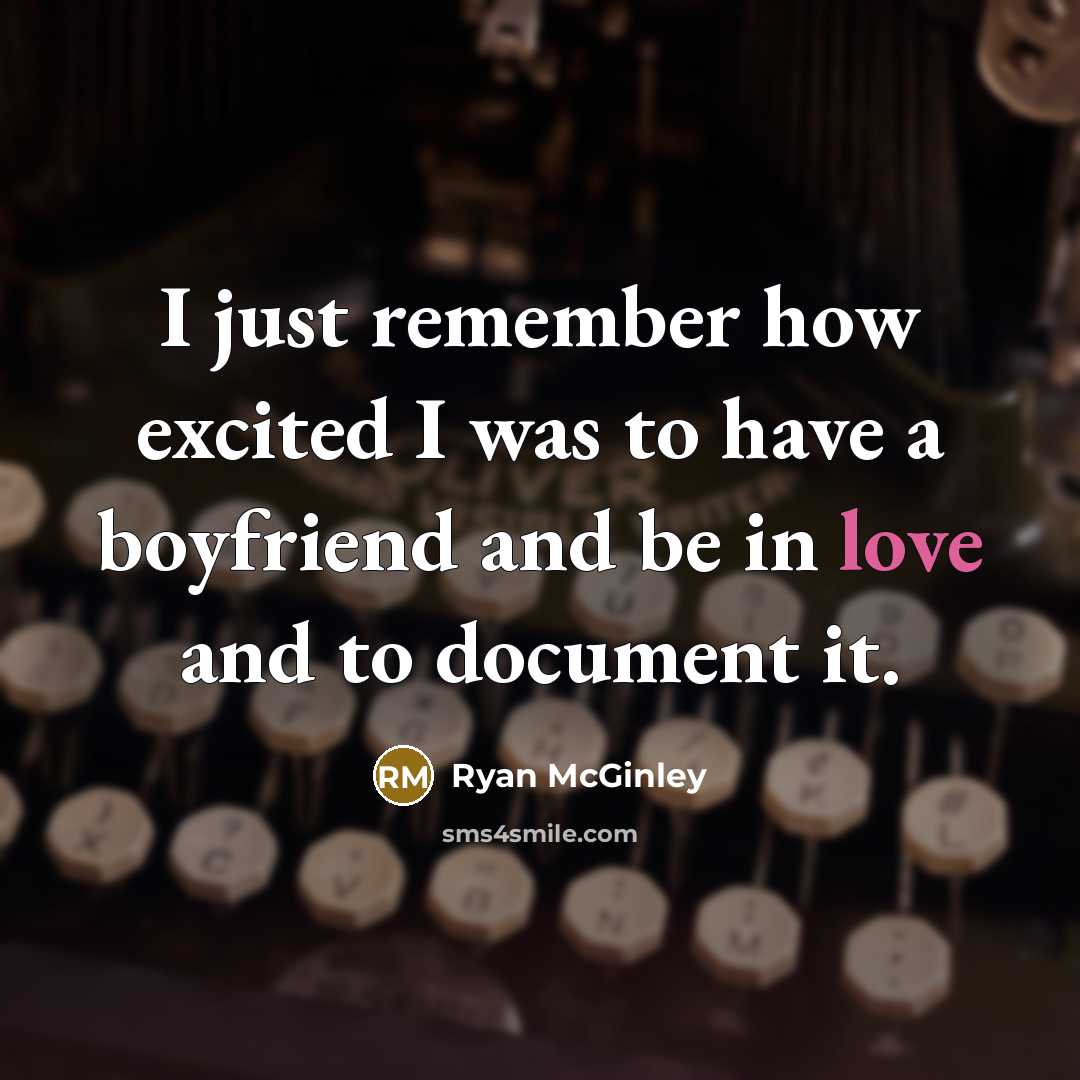 “I just remember how excited I was to have a…” quote by Ryan McGinley