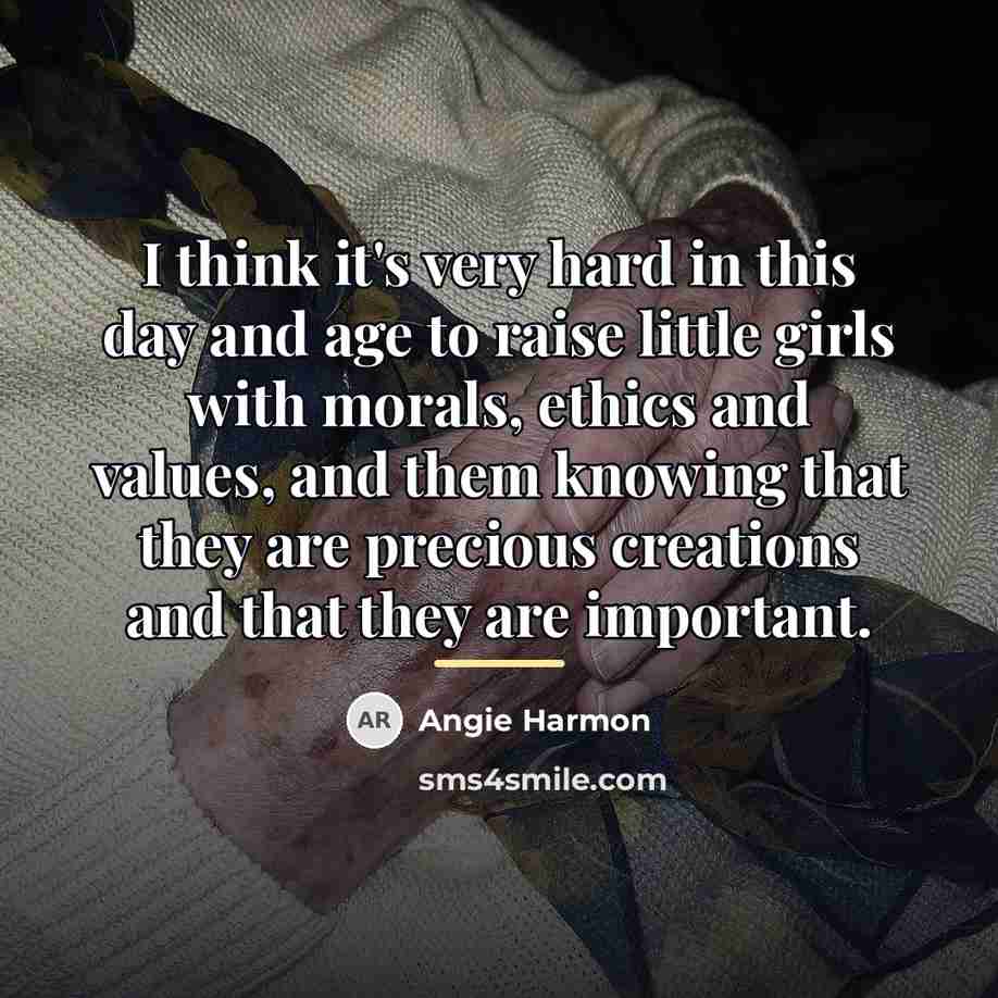 “I think it's very hard in this day and age…” quote by Angie Harmon