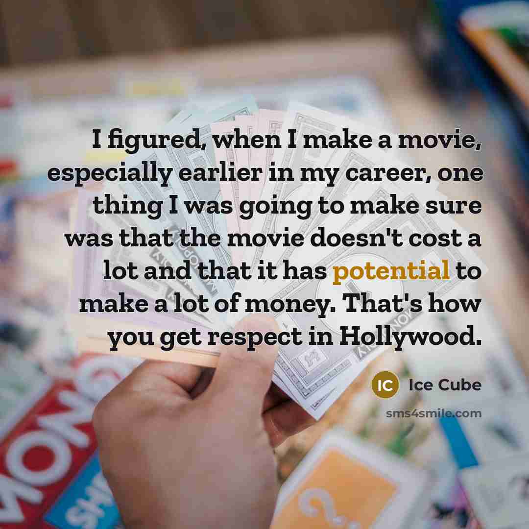 “I figured, when I make a movie, especially earlier in…” quote by Ice Cube
