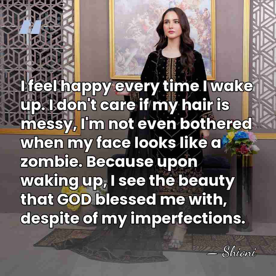 I feel happy every time I wake up. I don't care if&hellip; - Shioni