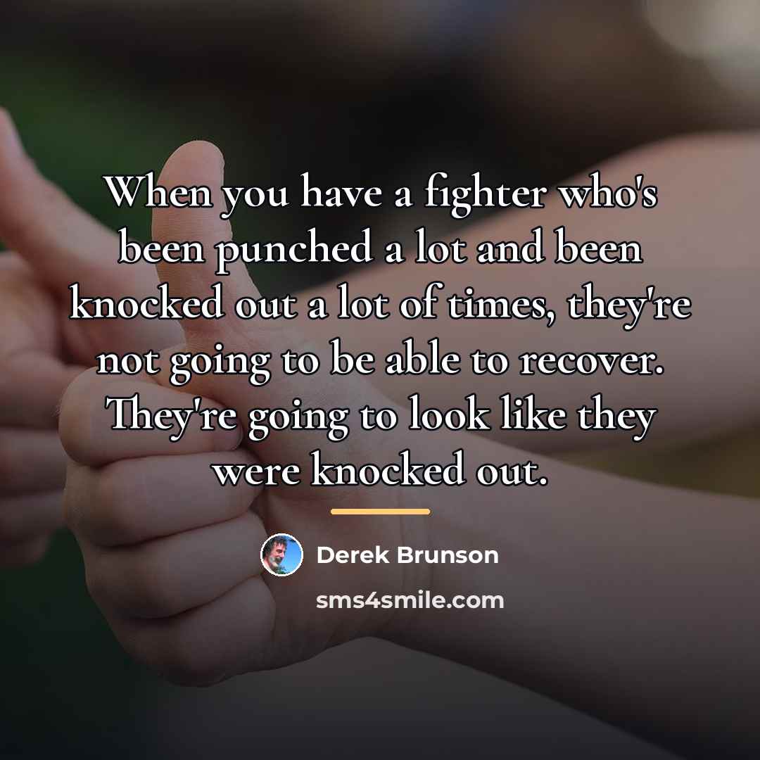 “When you have a fighter who's been punched a lot…” quote by Derek Brunson