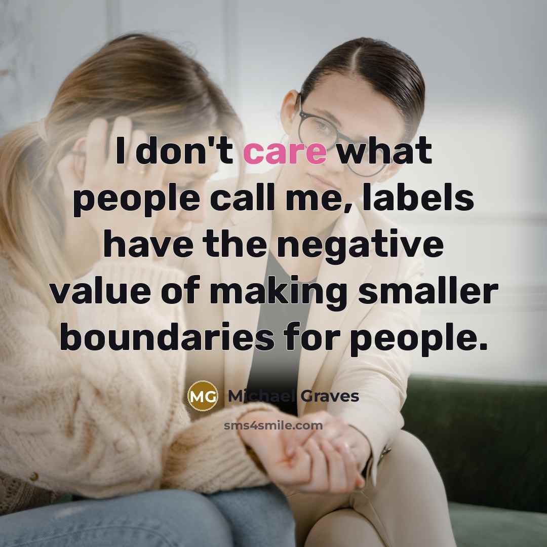 “I don't care what people call me, labels have the…” quote by Michael Graves